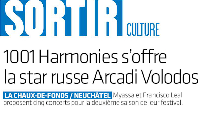 ArcInfo : « 1001 Harmonies s’offre la star russe Arcadi Volodos »