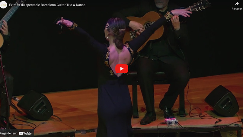 Extraits du spectacle Barcelona Guitar Trio & Danse